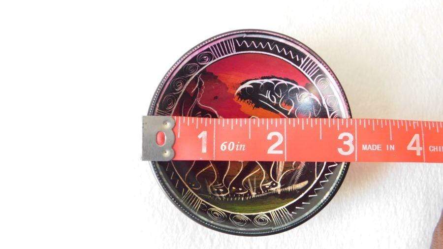 Miniature Soapstone Decorative Bowls - Elephant Footprints