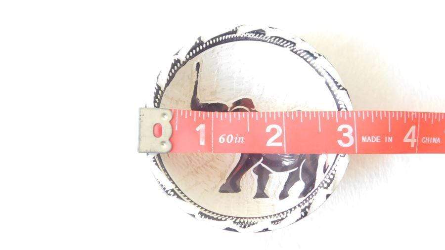 Miniature Soapstone Decorative Bowls - Elephant Footprints