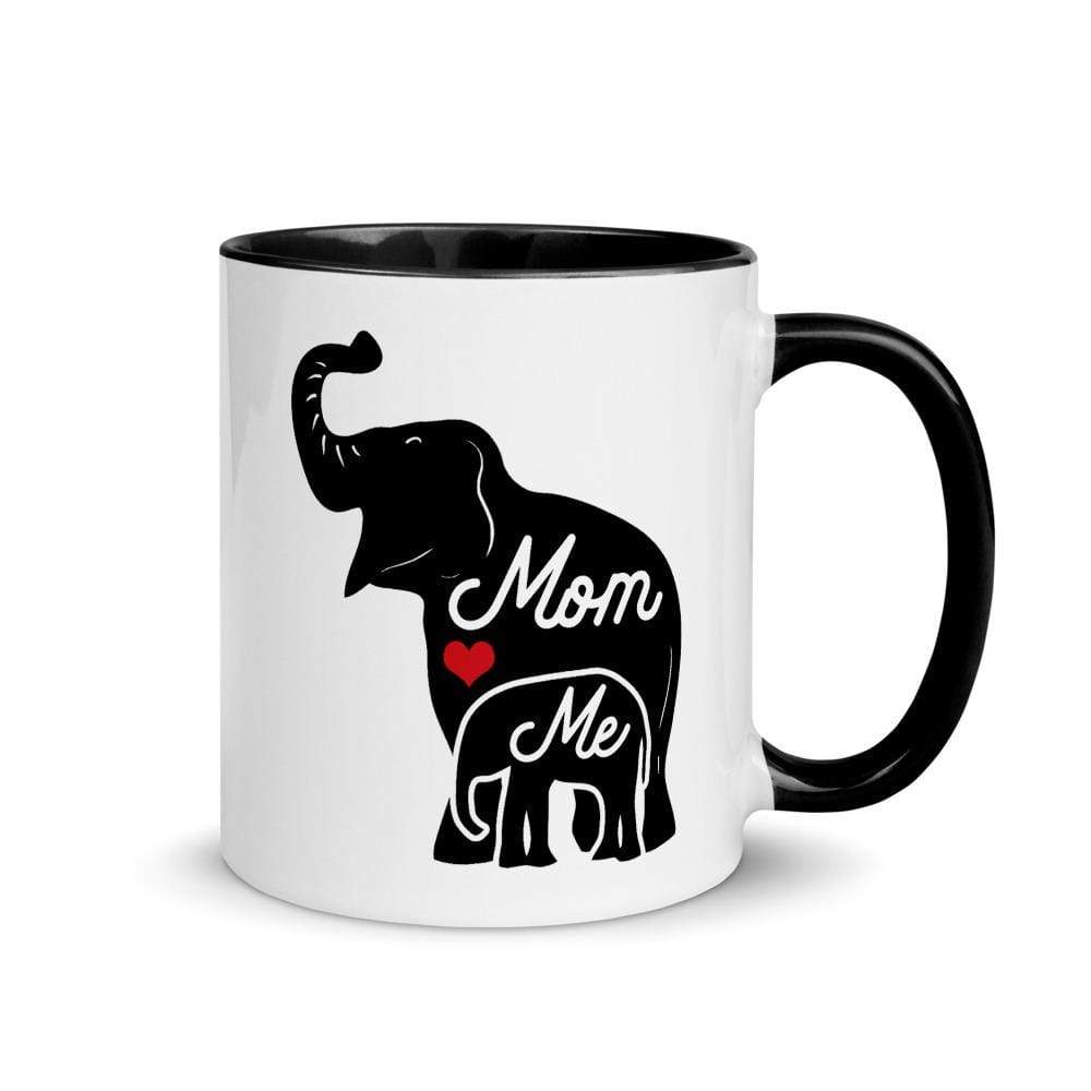 Mom and Me Elephant Accent Mug