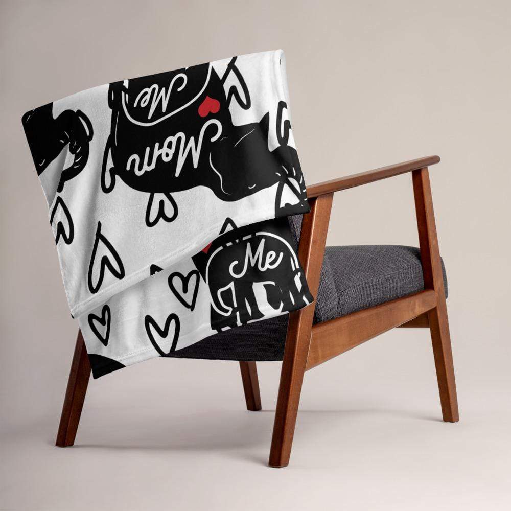 Mom and Me Elephant Throw Blanket
