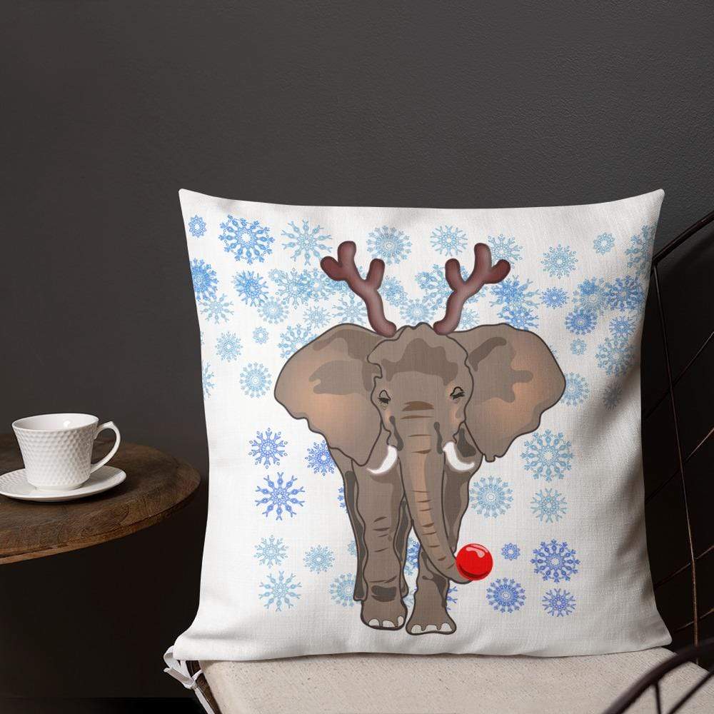 Premium Ele Rudolph Pillow - Elephant Footprints