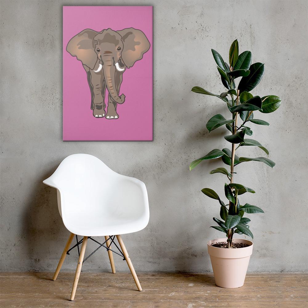 Sahara Elephant Canvas - Elephant Footprints