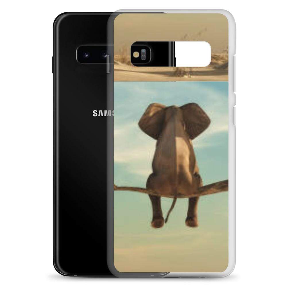 Samsung Phone Case with Sitting Elephant Samsung Phone Case