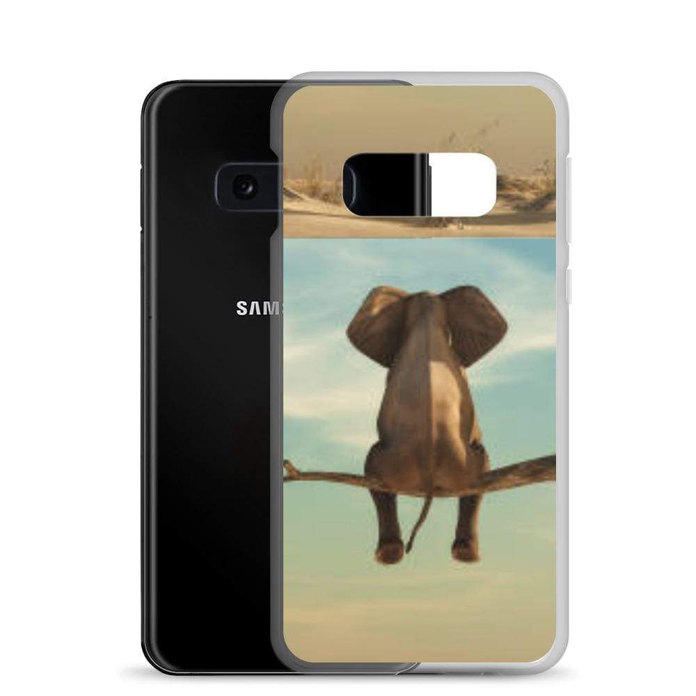 Samsung Phone Case with Sitting Elephant Samsung Phone Case