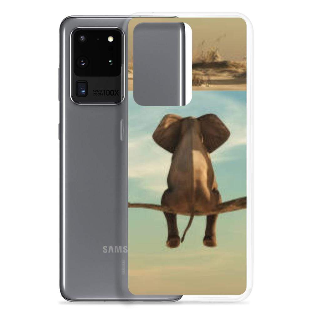 Samsung Phone Case with Sitting Elephant Samsung Phone Case