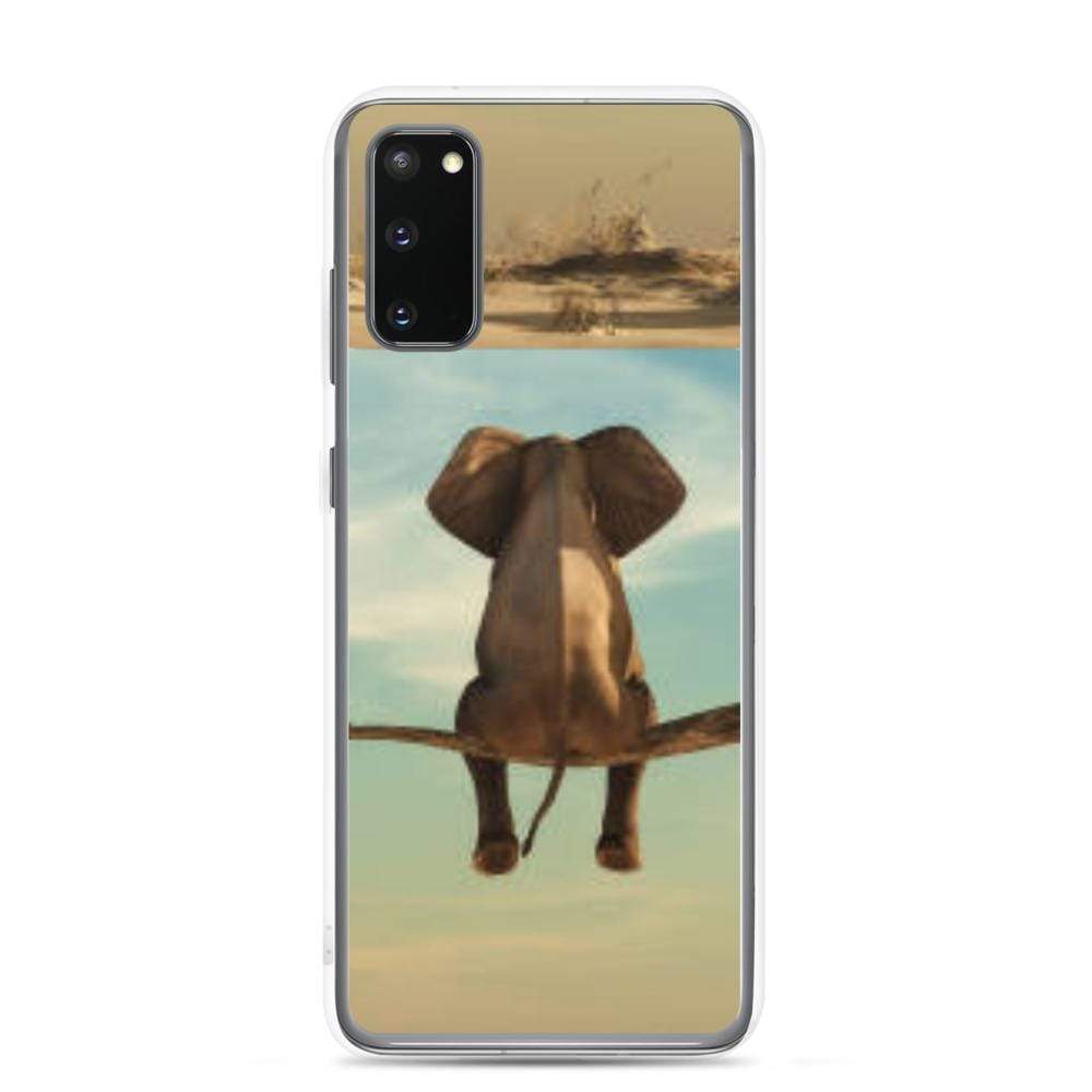 Samsung Phone Case with Sitting Elephant Samsung Phone Case Samsung Galaxy S20