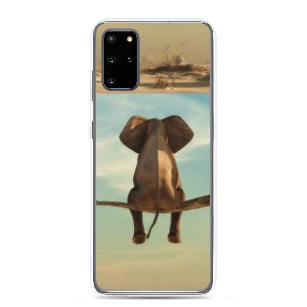 Samsung Phone Case with Sitting Elephant Samsung Phone Case Samsung Galaxy S20 Plus
