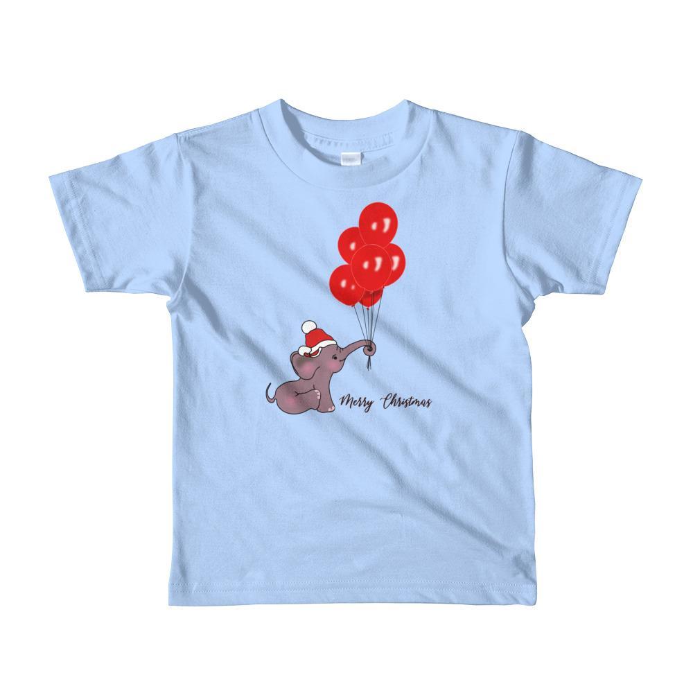 Short Sleeve Kid's Ellie Balloon Tee - Elephant Footprints