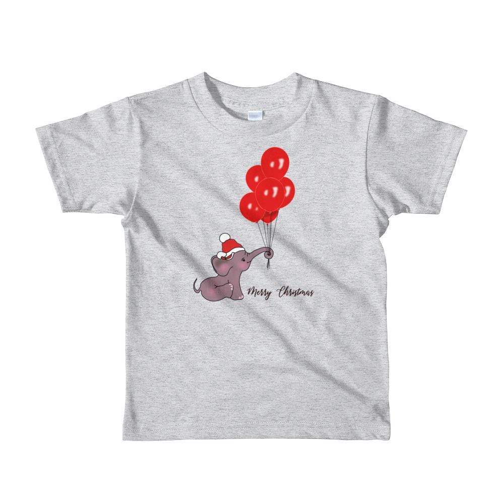 Short Sleeve Kid's Ellie Balloon Tee - Elephant Footprints