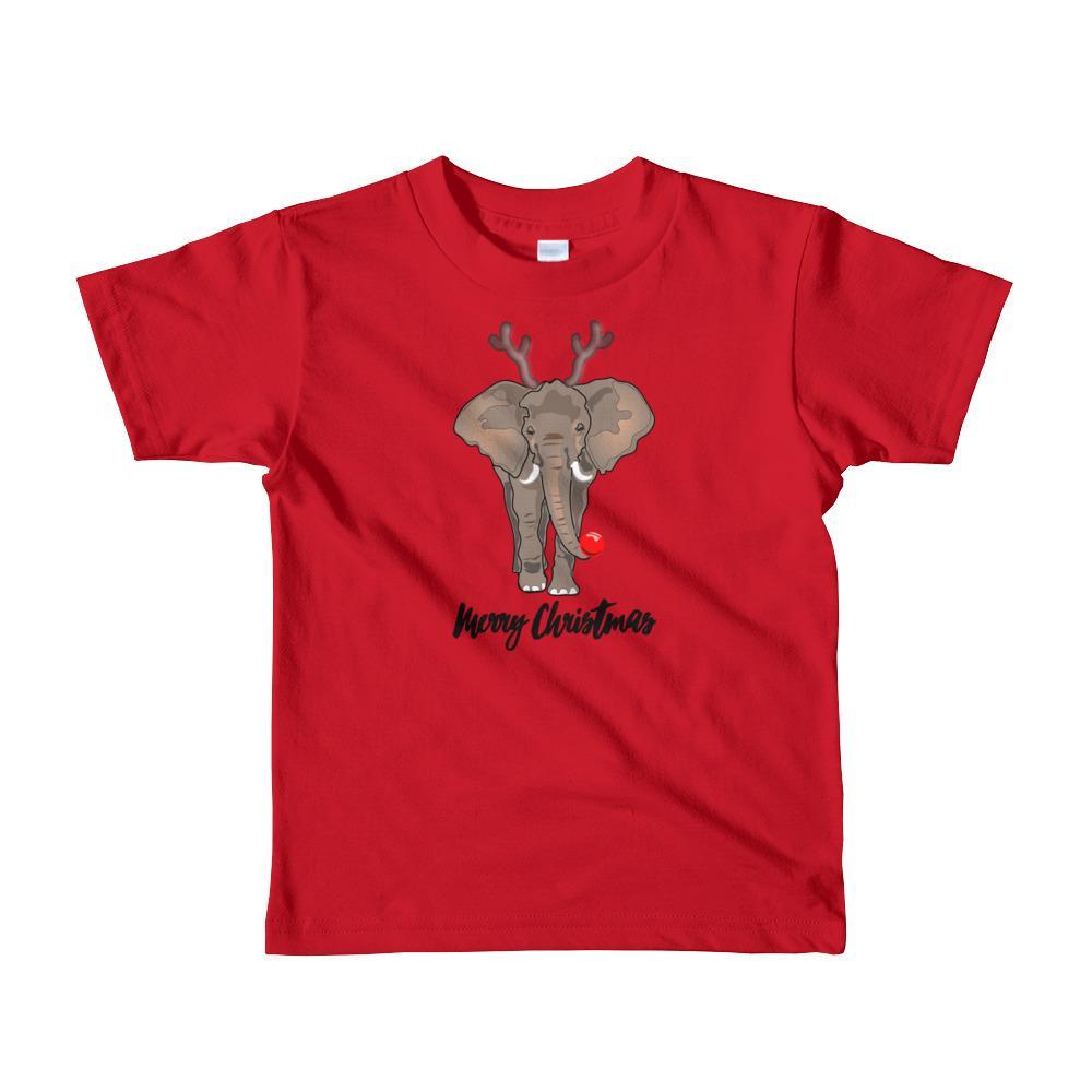 Short Sleeve Kid's Undercover Rudolph Tee - Elephant Footprints