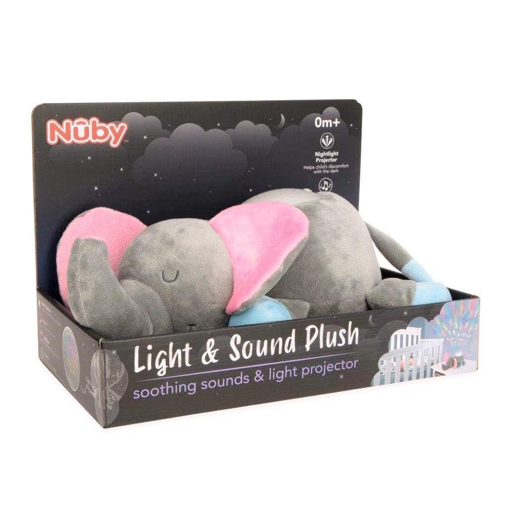 Soothing Elephant with Light & Sound - Plush Elephant for Baby Baby Projector with Sound