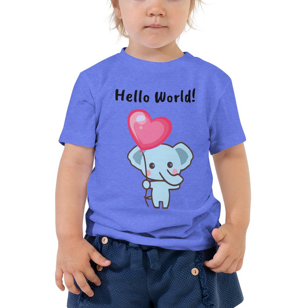 Toddler Short Sleeve Tee Heather Columbia Blue / 2T