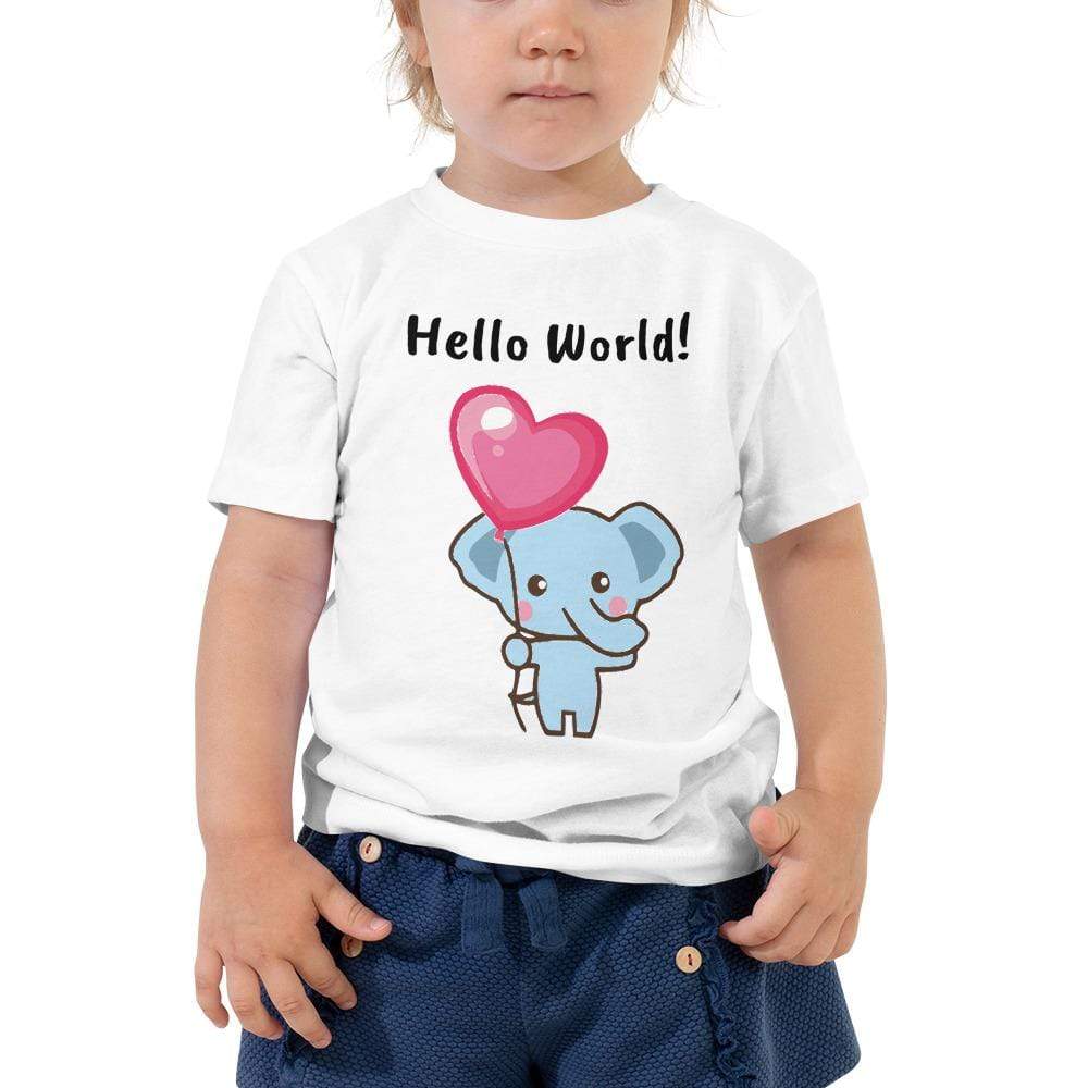 Toddler Short Sleeve Tee White / 2T