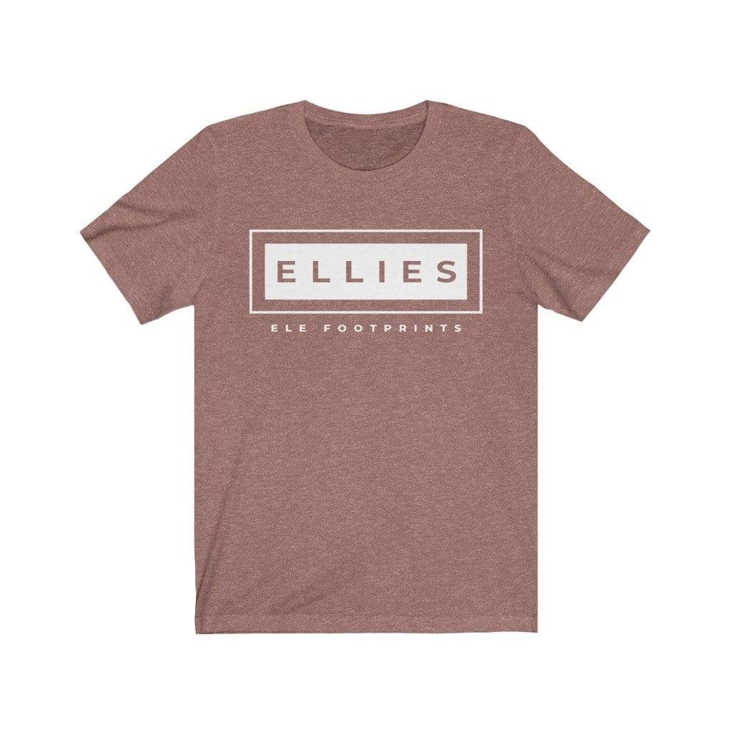 Unisex Jersey Short Sleeve Elephant Tee - Ellies by Ele Footprints