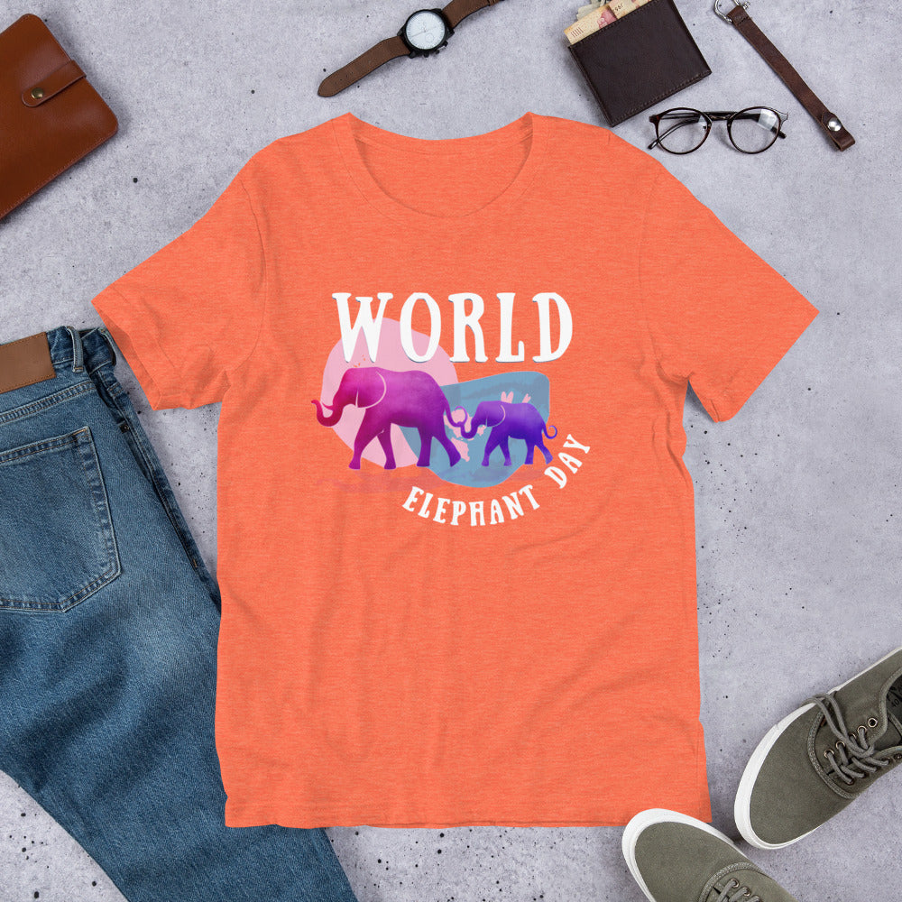 World Elephant Day Short-Sleeve Unisex T-Shirt