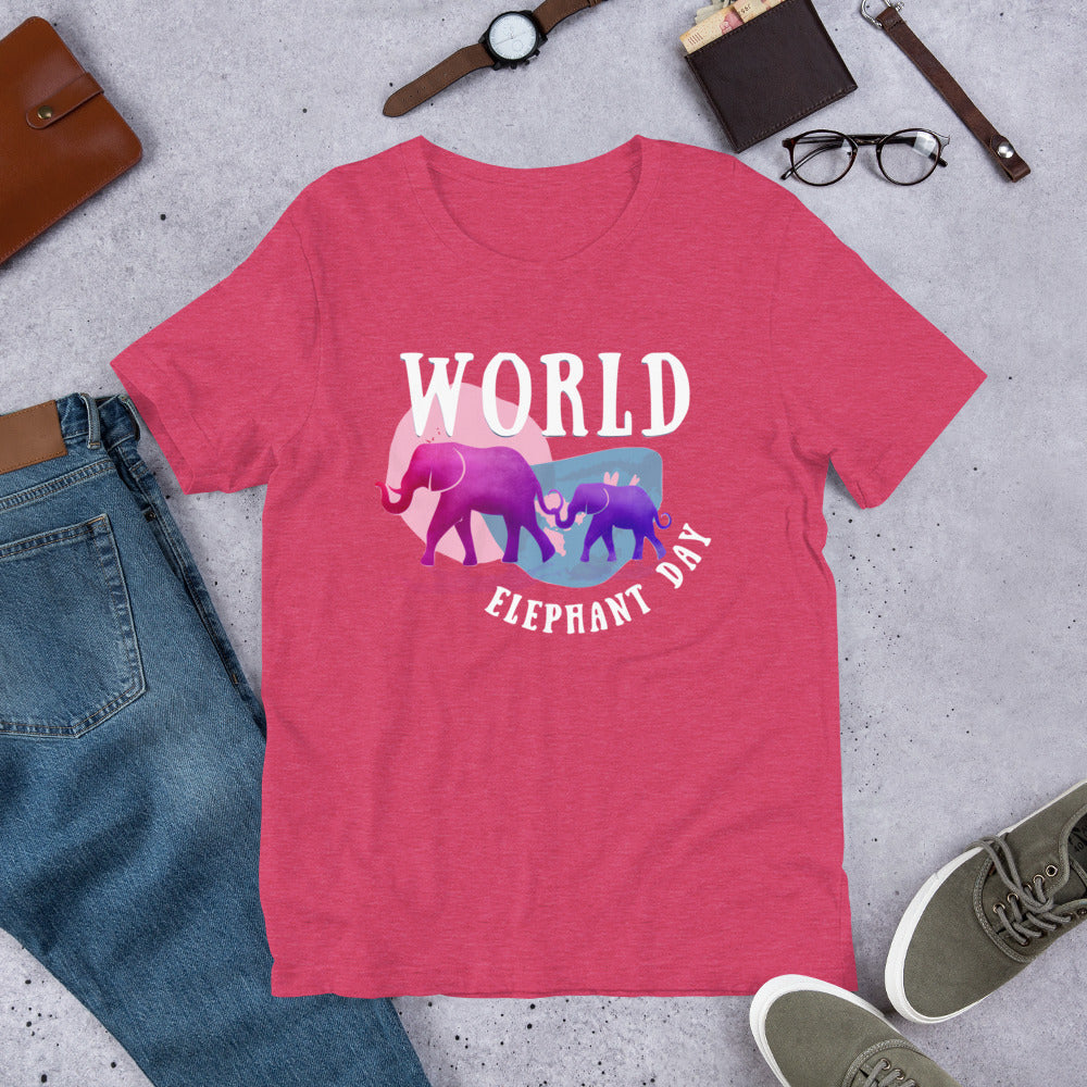 World Elephant Day Short-Sleeve Unisex T-Shirt