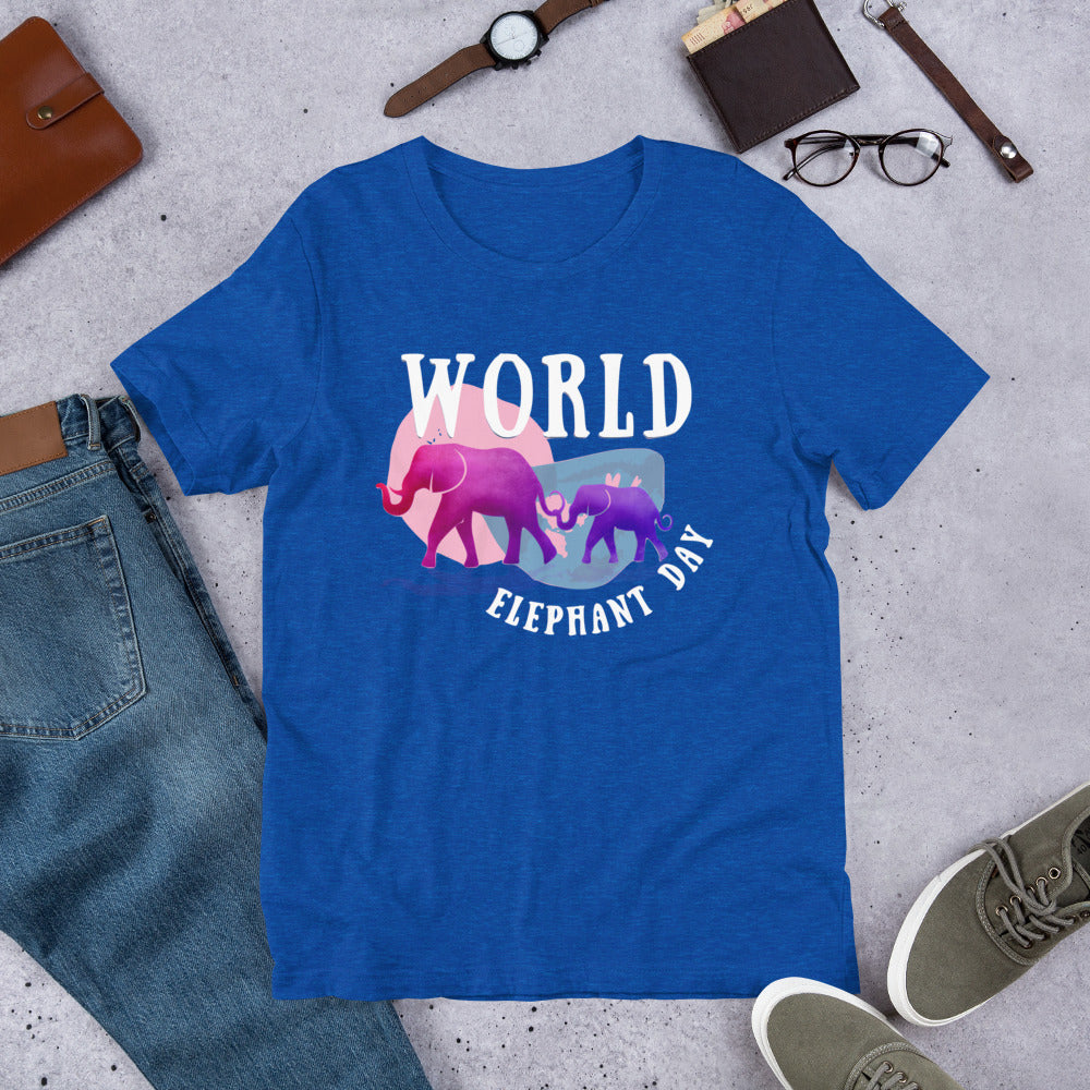 World Elephant Day Short-Sleeve Unisex T-Shirt