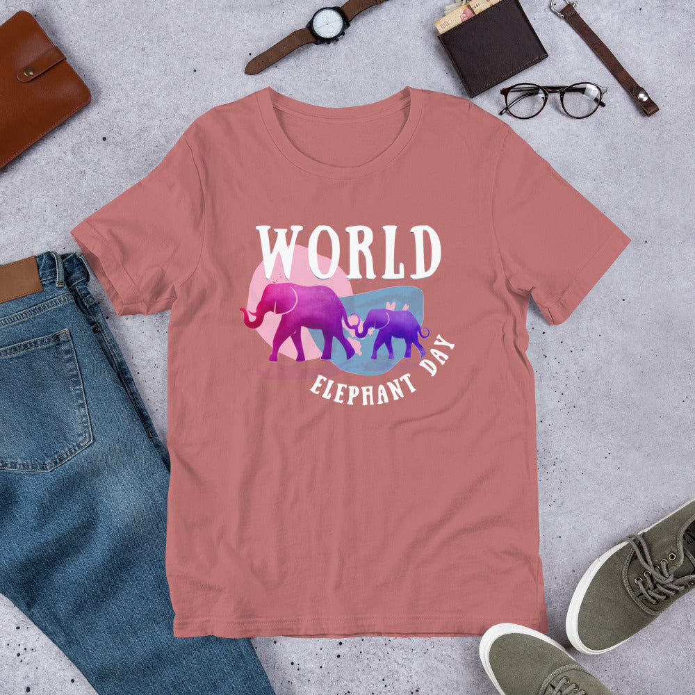 World Elephant Day Short-Sleeve Unisex T-Shirt