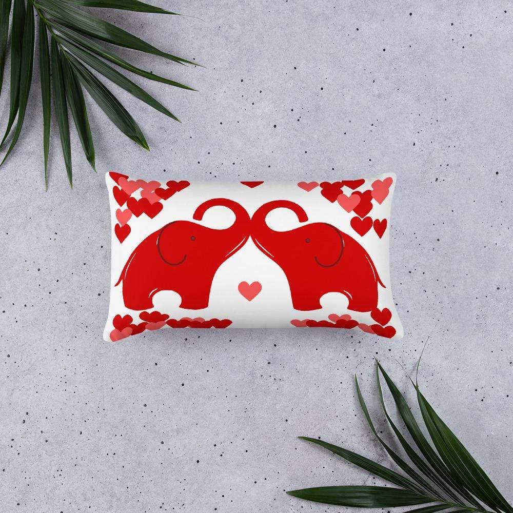 Valentine Elephant Pillow