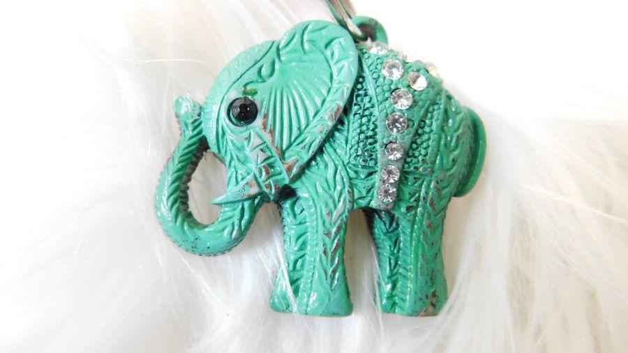 Vibrant Wrist Key Chain - Elephant Footprints