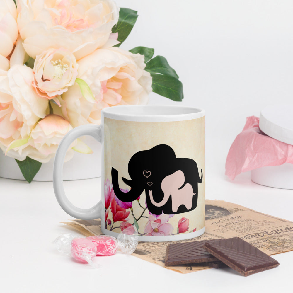 Happy Mother's Day Elephant Mug - 11 oz.
