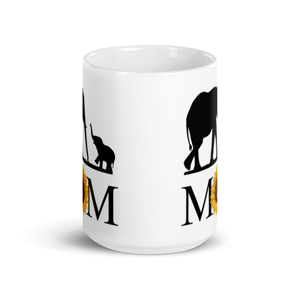Sunflower and Elephants Mother's Day Mug
