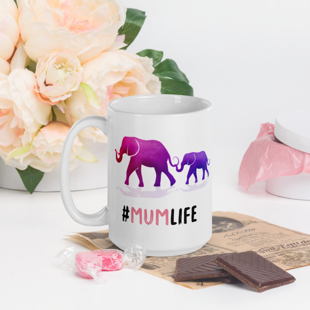 #MumLife Elephants Coffee Mug