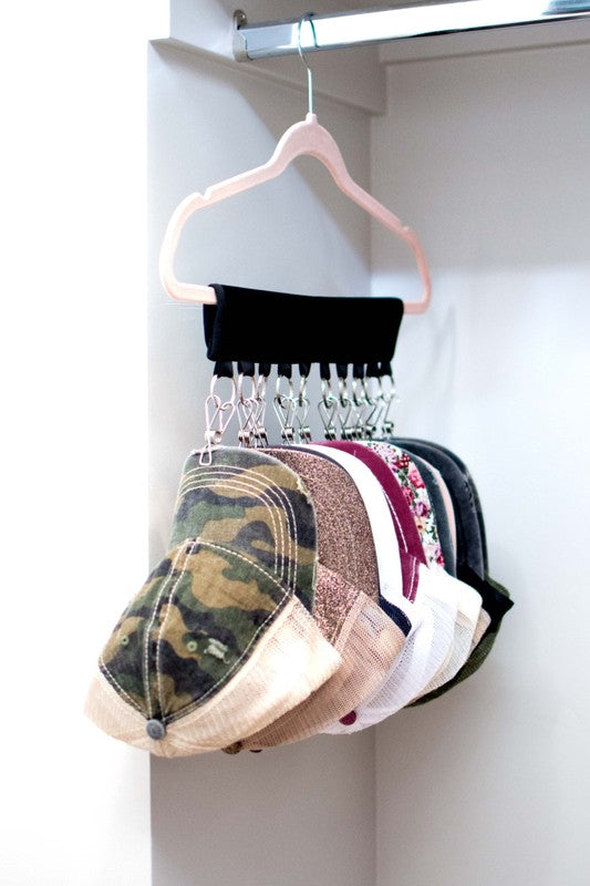 Hat Organizer Hanger Cover | Store your hats in your closet in an organizer