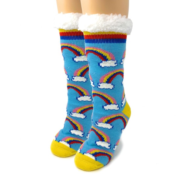 Happy Days - Women's House Sherpa Slipper Socks