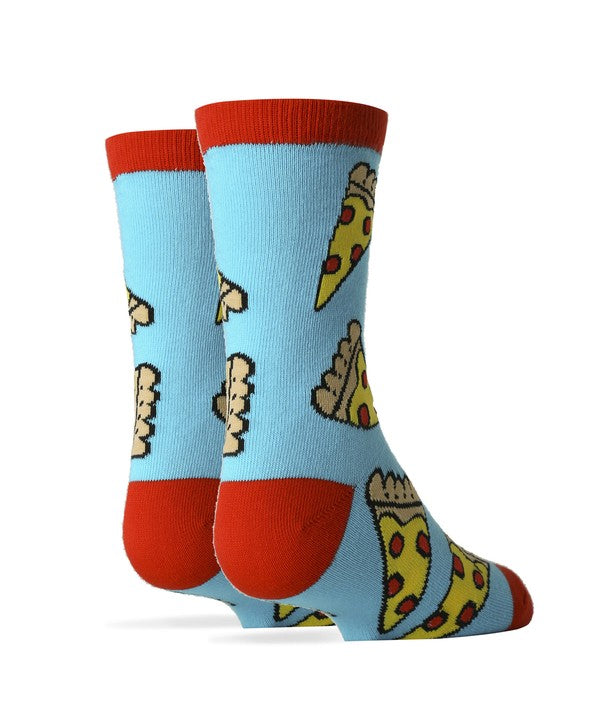 Pizza Party - Kid's Funny Crew Socks