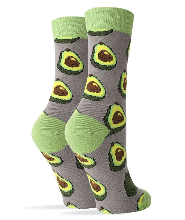 Avocado Life - Women's Funny Crew Socks