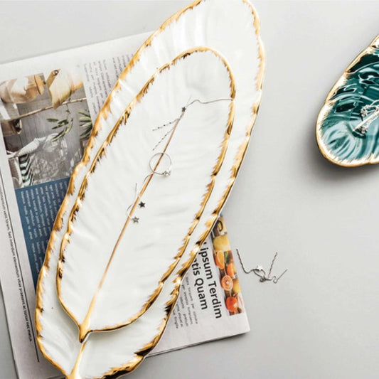 Large Decorative Leaf Plate for Your Home