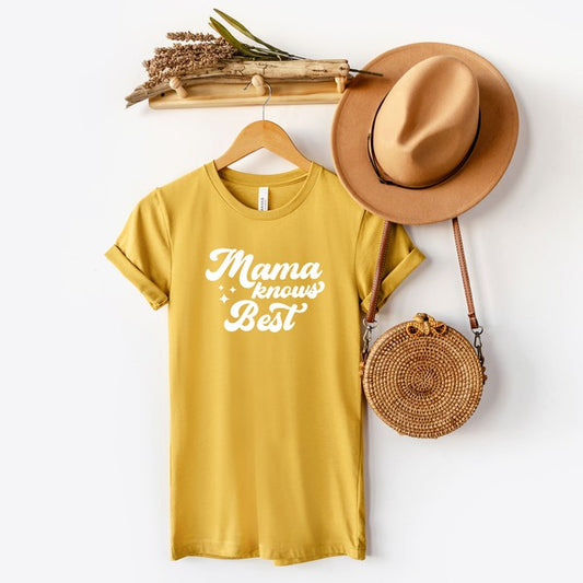 Mama Knows Best Stars Short Sleeve Graphic Tee