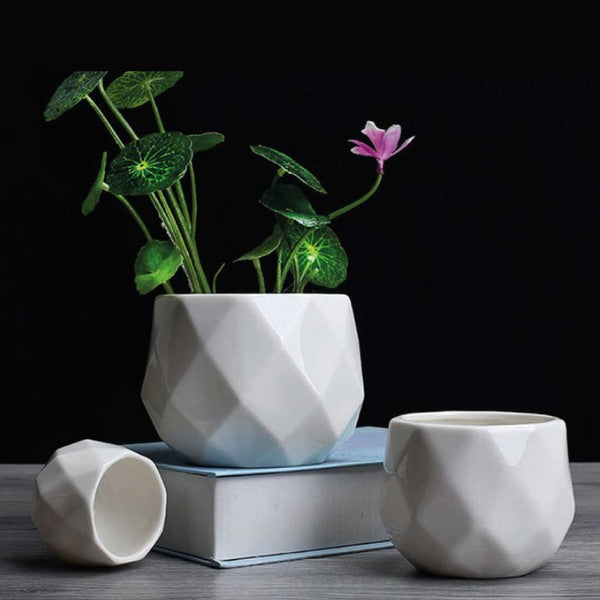 Geo Rounded Trio Set of 3 (Plants not included)