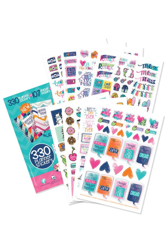 Grateful Heart Sticker Set 330-Count Assorted