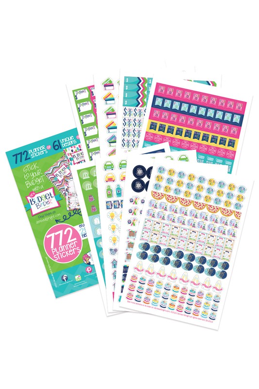 Budgeting Sticker Set - 8 sheets/set, 772-Count