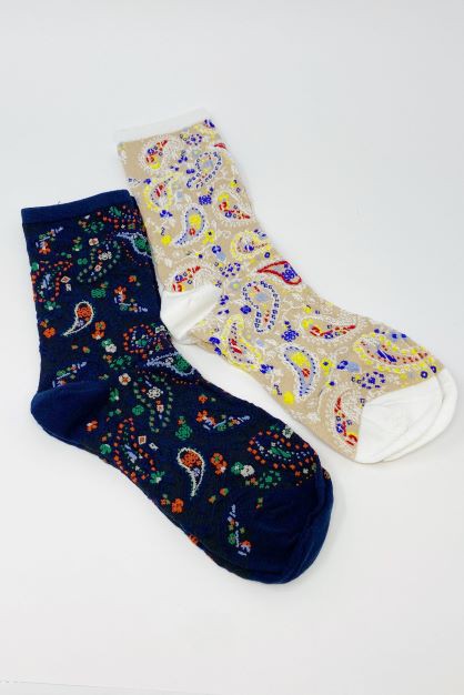 Color Heaven Paisley Socks Set