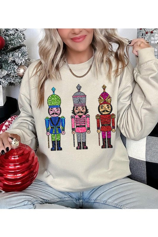 Christmas Nutcracker Unisex Fleece Sweatshirt