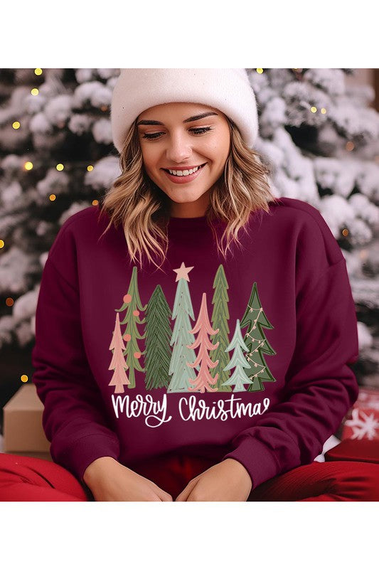 Christmas Tree unisex Fleece Sweatshirt
