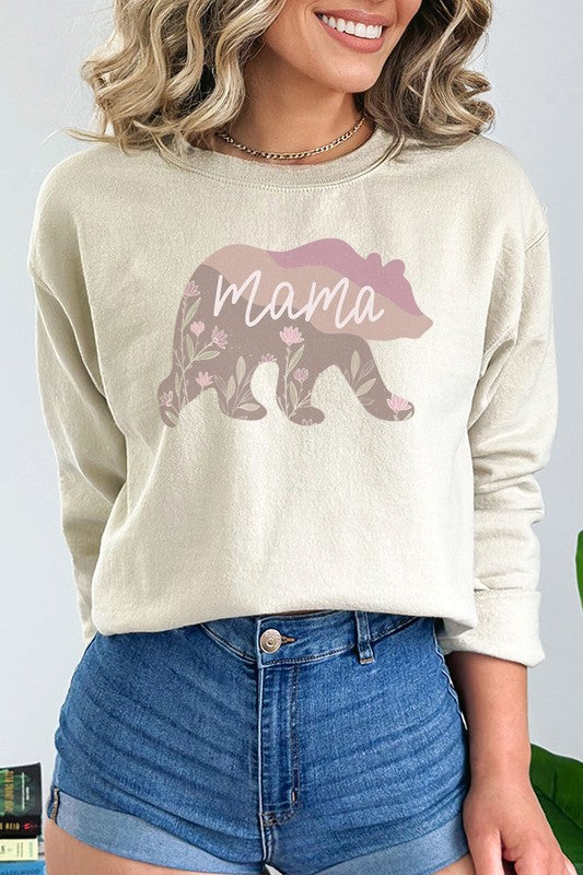 Mother's Day Mama Bear Soft Block Sweatshirt