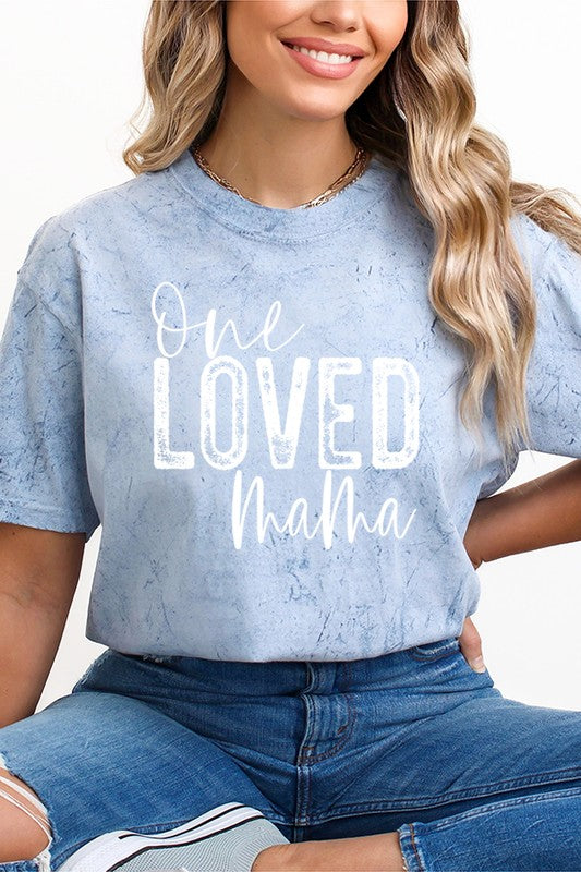 Mother's Day One Loved Mama Color Burst Tee