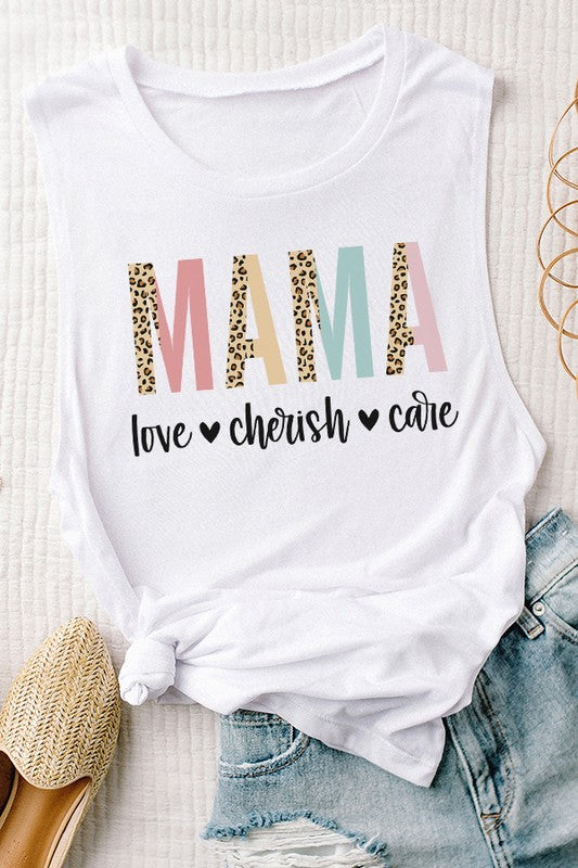 Mother's Day Mama Love Care Inspire Tank Top