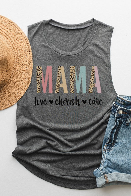 Mother's Day Mama Love Care Inspire Tank Top