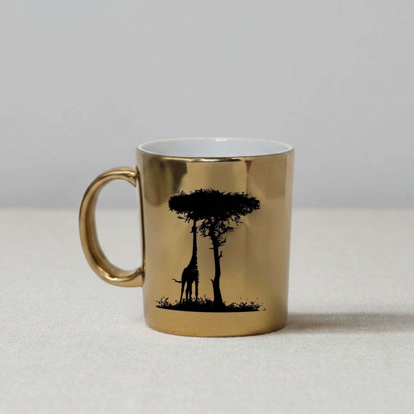 Gorgeous Twiga the Giraffe Chrome Gold Mug 11oz