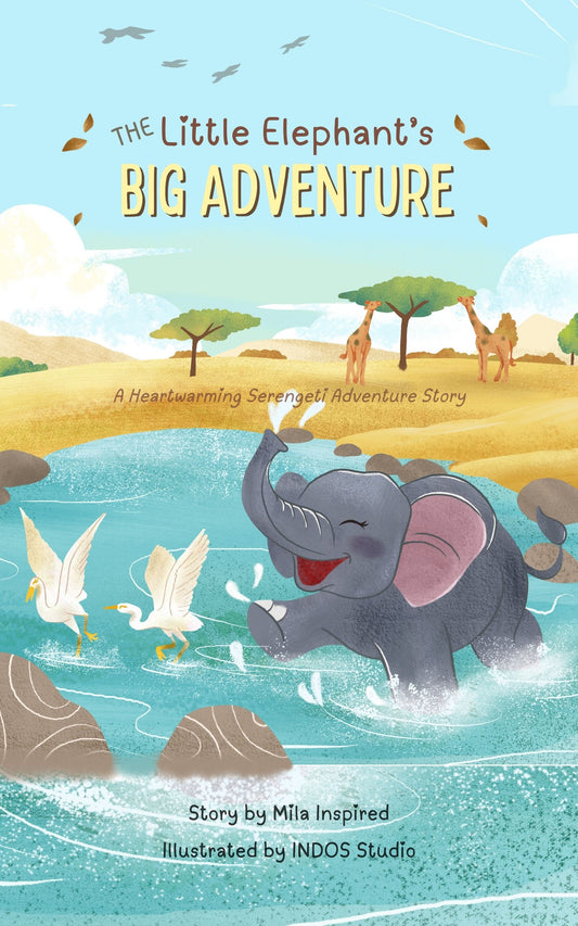 Ebook Digital Download of The Little Elephant's Big Adventure Children's Safari Picture Book