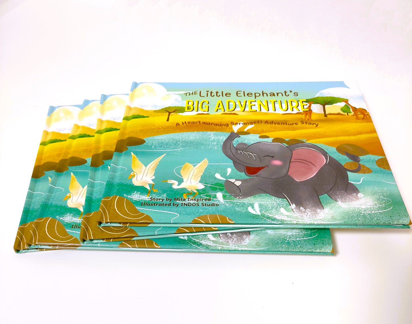 Children's Safari Adventure Picture Book | The Little Elephant's Big Adventure | Hardcover | Amara the Elephant