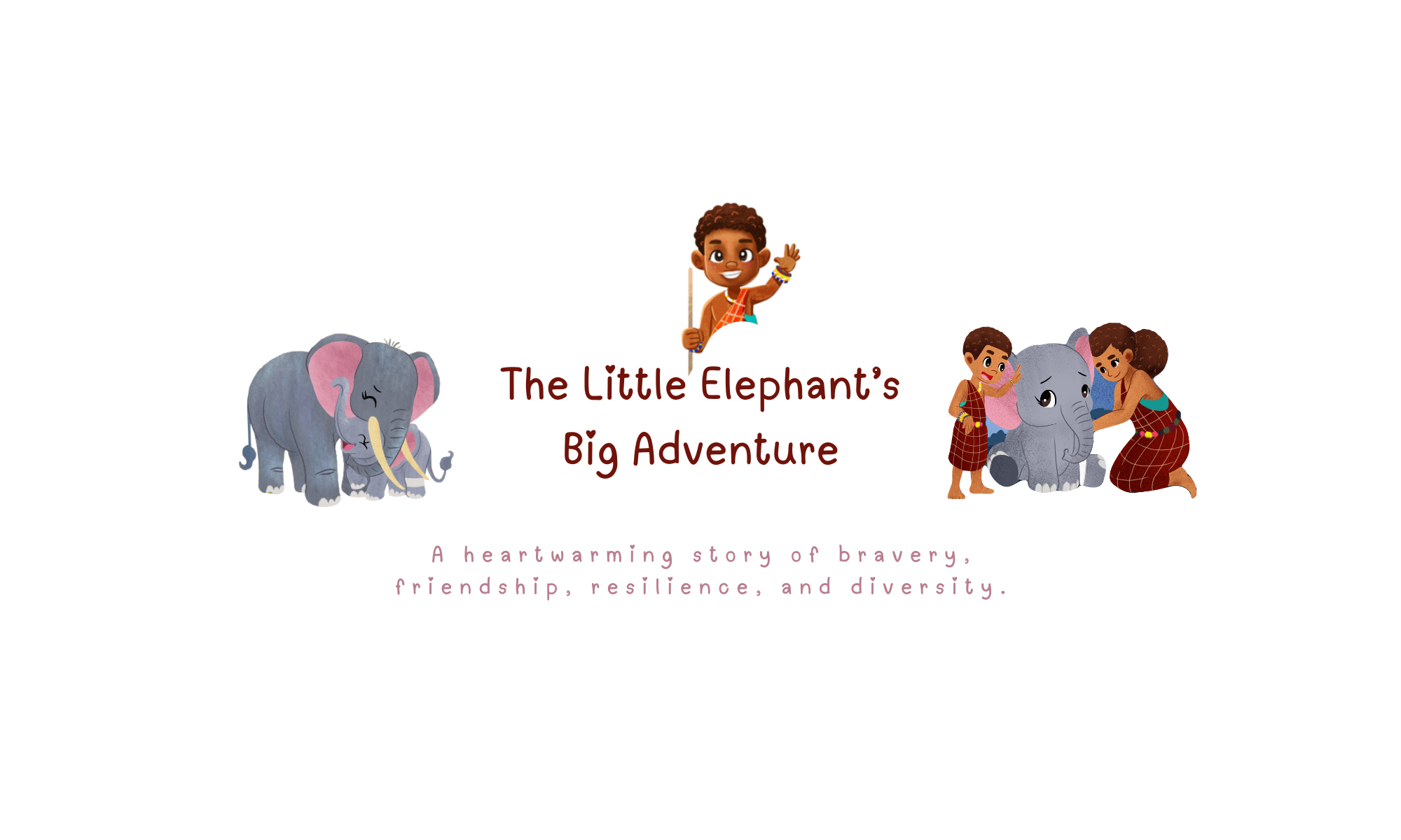 Children's Picture Book The Little Elephant's Big Adventure Ages 4