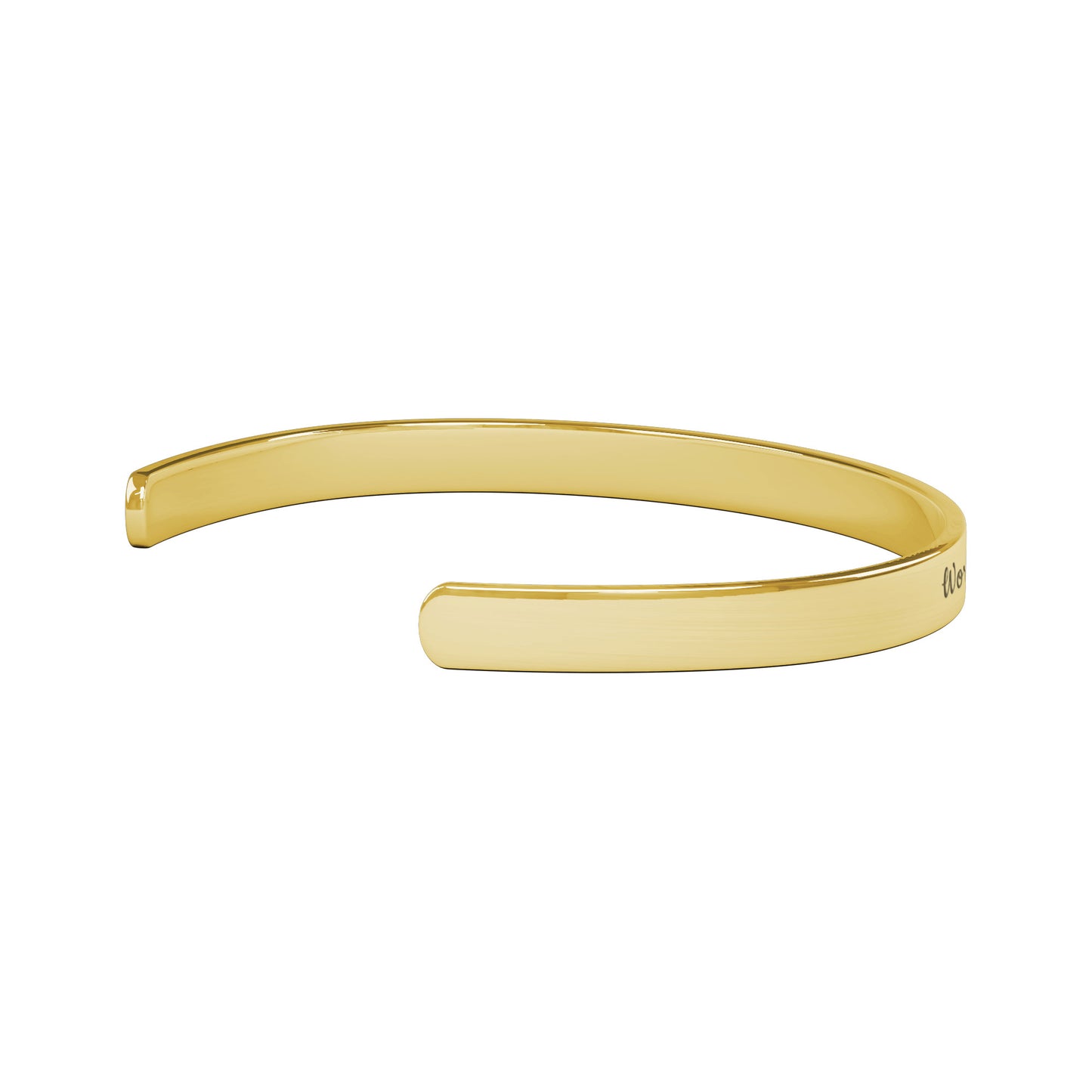 Worrying won't change the outcome Bracelet, Stress Bracelet, Rose Gold, Gold, Silver Cuff Bracelet, Bestie Gift, Self-Love Bracelet