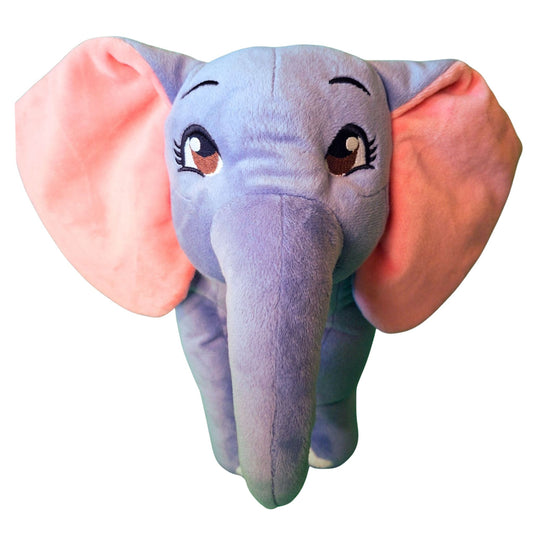 Cuddly Plush Gray Stuffed Elephant Toy of Amara - 13 inches