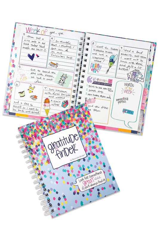 Gratitude Journal with Stickers Non-Dated 52-Week